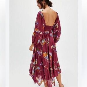 FREE PEOPLE Morning Glory Maxi Dress / Red Combo